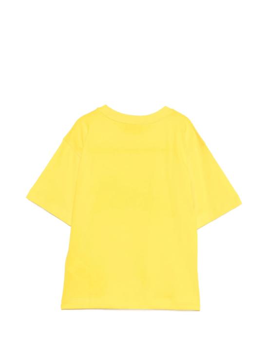 26SS [키즈] 모스키노 티셔츠 HUM05KLAA23 50577 Yellow - MOSCHINO
