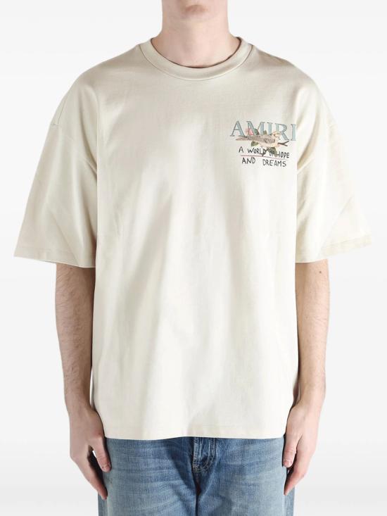 26SS 아미리 반팔 티셔츠 AMTOJR1095 271 Beige - AMIRI