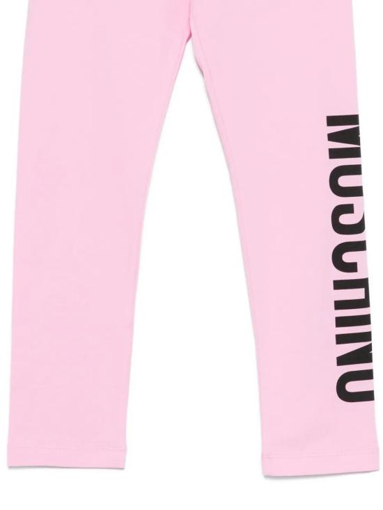 26SS [키즈] 모스키노 레깅스 HDP075LBA00 51473 Pink - MOSCHINO