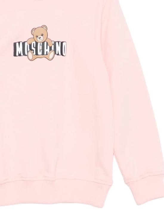 26SS [키즈] 모스키노 풀오버 HUF09ULCA19 50209 Pink - MOSCHINO