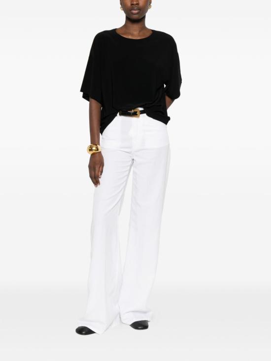 26SS 노마카말리 반팔 티셔츠 KK4256PLT05 001 Black - NORMA KAMALI