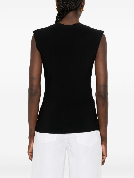 26SS 노마카말리 민소매 티셔츠 KK4256PLE91 001 Black - NORMA KAMALI