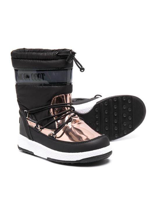  [키즈] 문부츠 미들 부츠 34051700 001 Black - MOON BOOT