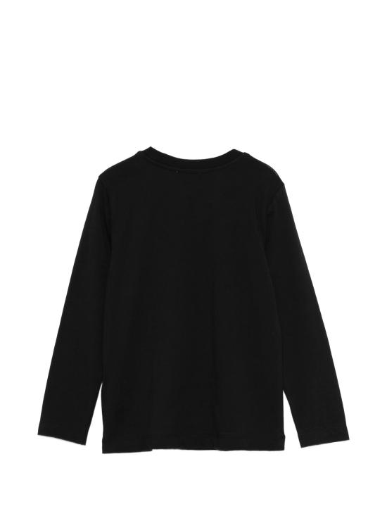 26SS [키즈] 모스키노 티셔츠 HUO011LAA03 60100 Black - MOSCHINO