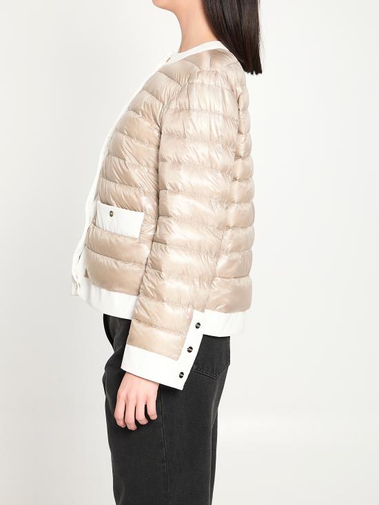 26SS 에르노 숏패딩 PI002203D BEIGE - HERNO