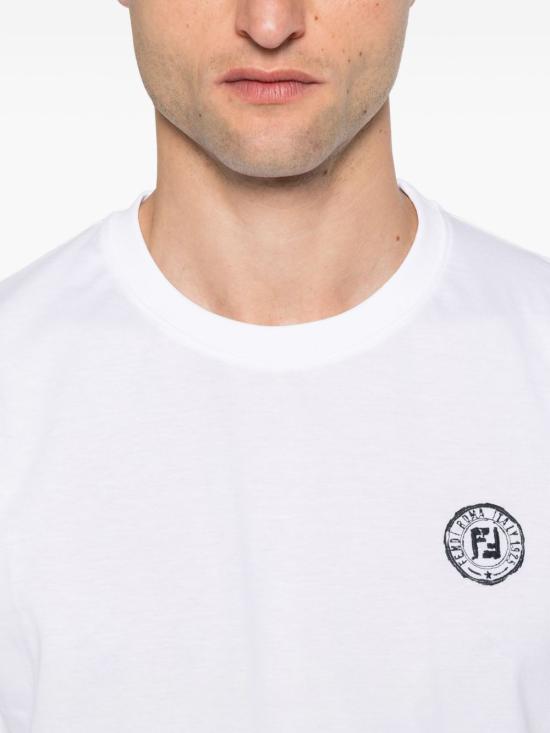 26SS 펜디 반팔 티셔츠 FY1319 AV0HF0QA0 White - FENDI