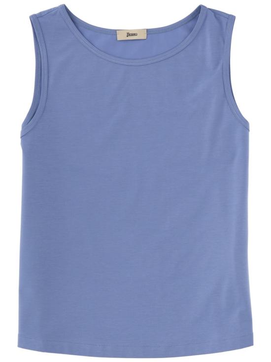 26SS 에르노 민소매 티셔츠 JG000327D 520039128 AZURE