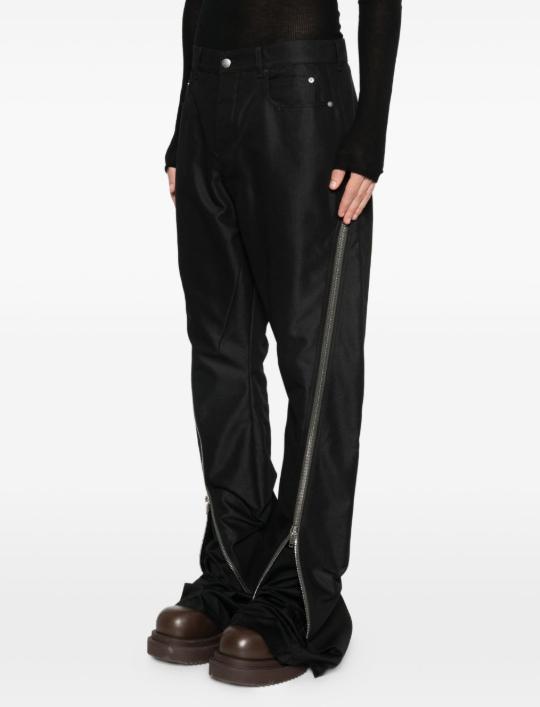 26SS 릭 오웬스 스트레이트 팬츠 RU01F2343CDU 09 BLACK - RICK OWENS