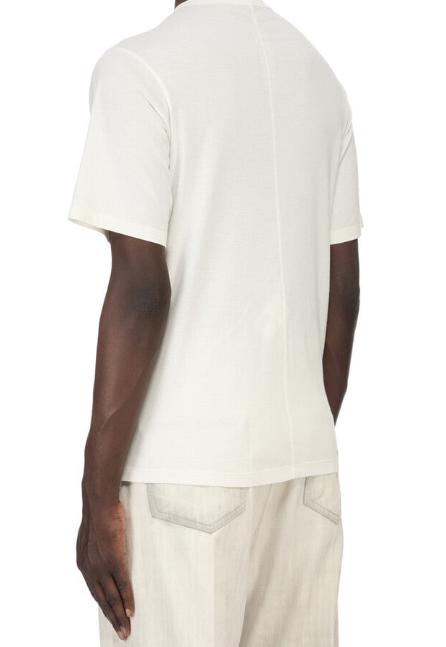 26SS 릭 오웬스 반팔 티셔츠 RR01F2232JAEP13 1109 MILK BLACK - RICK OWENS