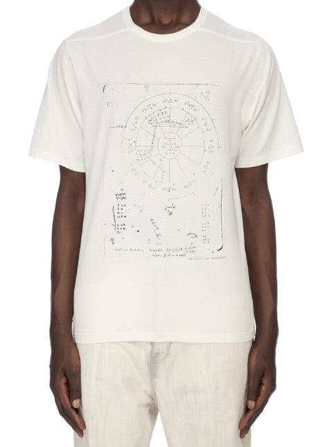 26SS 릭 오웬스 반팔 티셔츠 RR01F2232JAEP13 1109 MILK BLACK