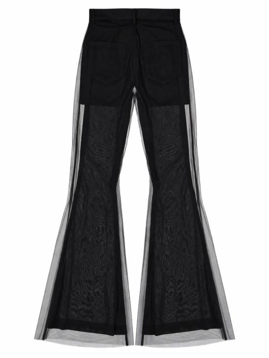 26SS 릭 오웬스 스트레이트 팬츠 RO01F6329 TUCV09 BLACK - RICK OWENS