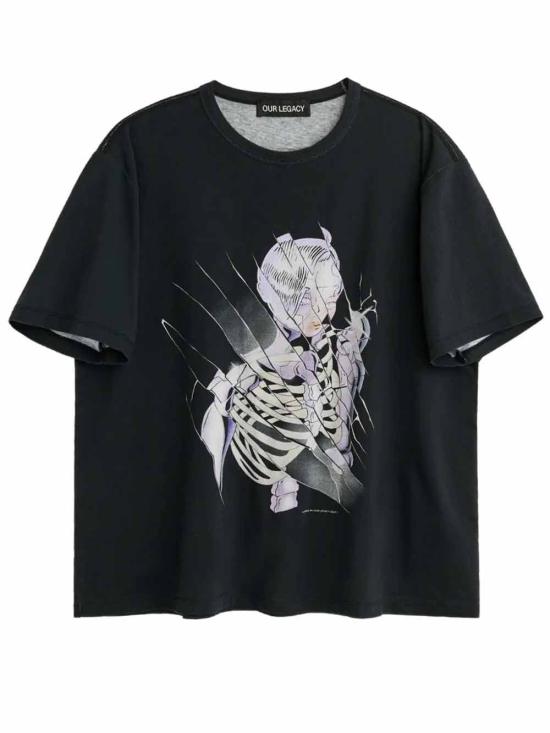 26SS 아워레가시 뉴 박스 티셔츠 사이버네틱 엔젤 프린트 M2266N C Cybernetic angel