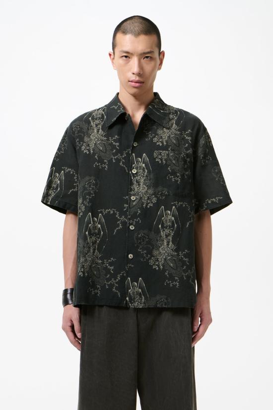 26SS 아워레가시 에브리 셔츠 숏슬리브 데스 페이즐리 프린트 M2262E DP - OUR LEGACY