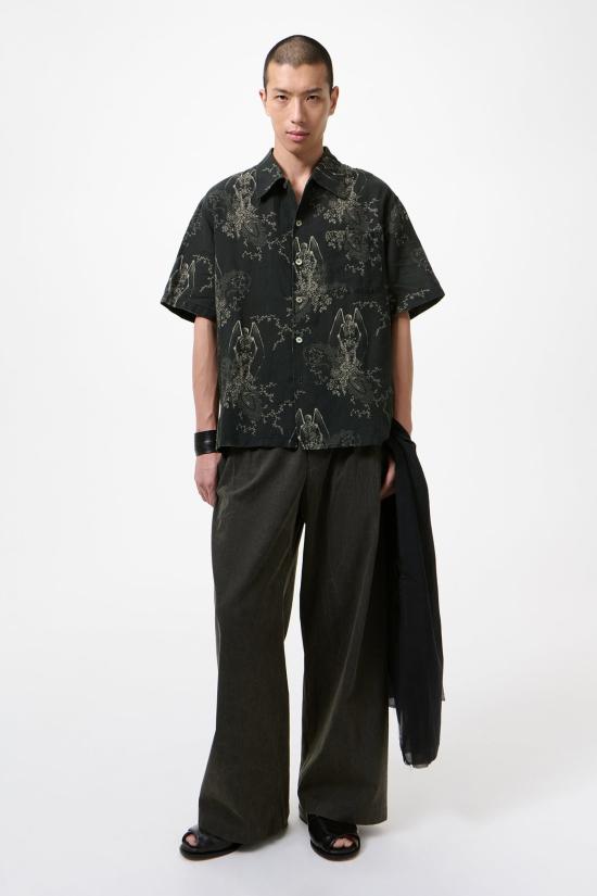 26SS 아워레가시 에브리 셔츠 숏슬리브 데스 페이즐리 프린트 M2262E DP - OUR LEGACY