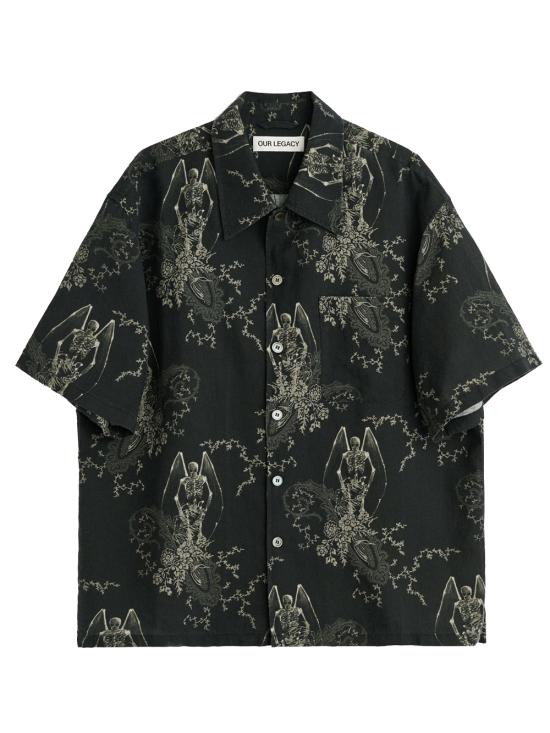 26SS 아워레가시 에브리 셔츠 숏슬리브 데스 페이즐리 프린트 M2262E DP
