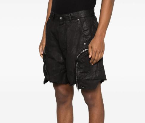 26SS 릭 오웬스 숏팬츠 DU01F4350DBK 09 BLACK - RICK OWENS