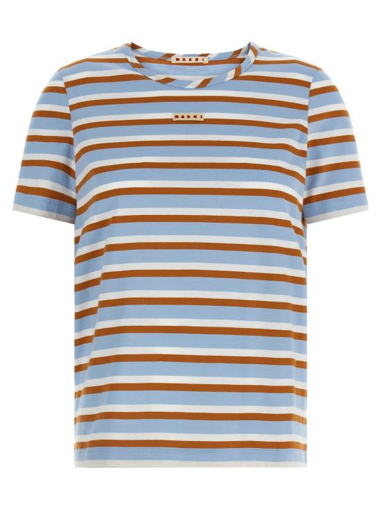 26SS 마르니 반팔 티셔츠 THJE0390MXUTC639STB21