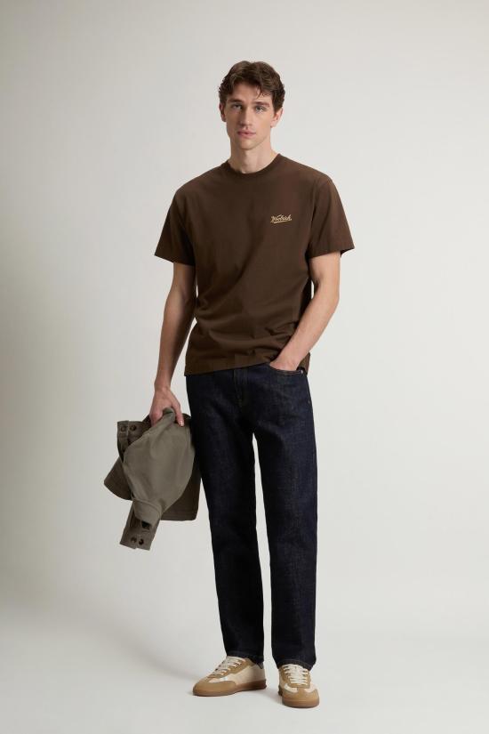 26SS 울리치 반팔 티셔츠 CFWOTE2010MRUT5334 10026 Slate black - WOOLRICH