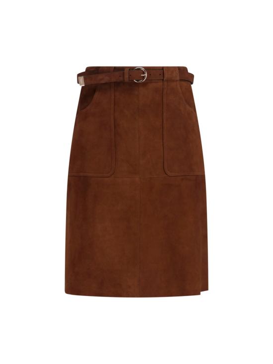 26SS 막스마라 미디 스커트 2616401011600 002 Brown