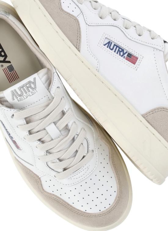 26SS 오트리 메달리스트 로우 스니커즈 AULW LS74WHT SILVER White - AUTRY