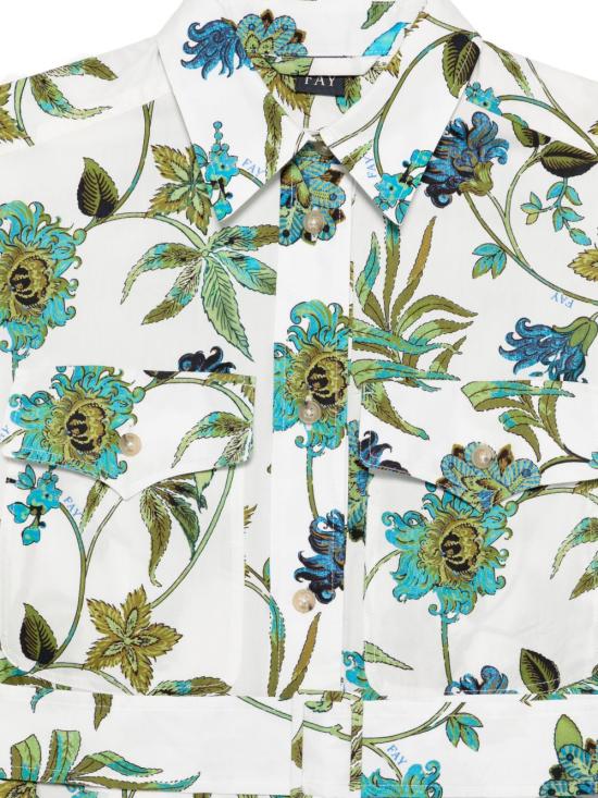 26SS 페이 롱 원피스 N8WE3526030 ZGHB001 White - FAY