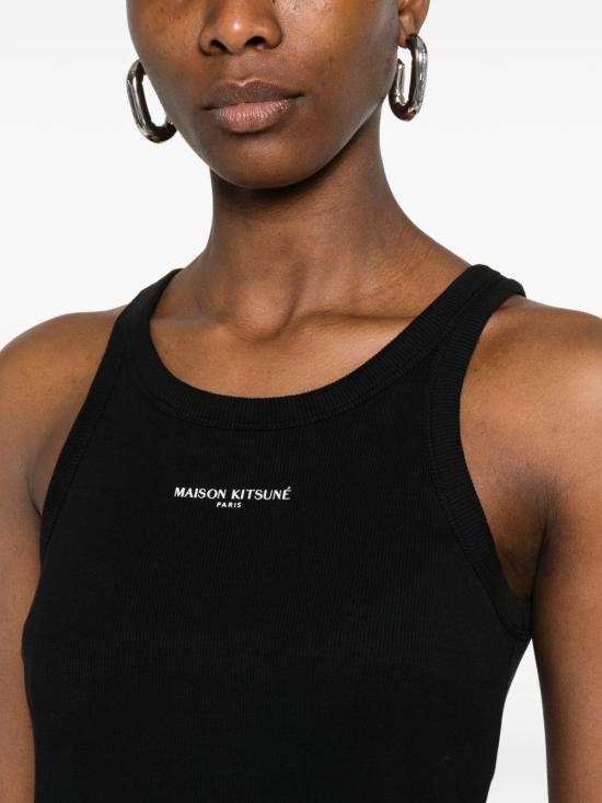 26SS 메종키츠네 롱 원피스 QW01650 KA0033P199 Black - MAISON KITSUNE