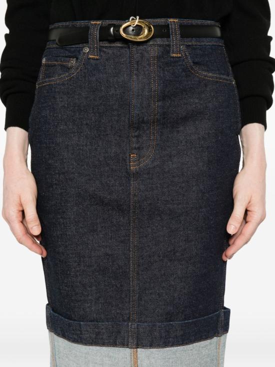 26SS 케이트 미디 스커트 1189916040 Blue - KHAITE