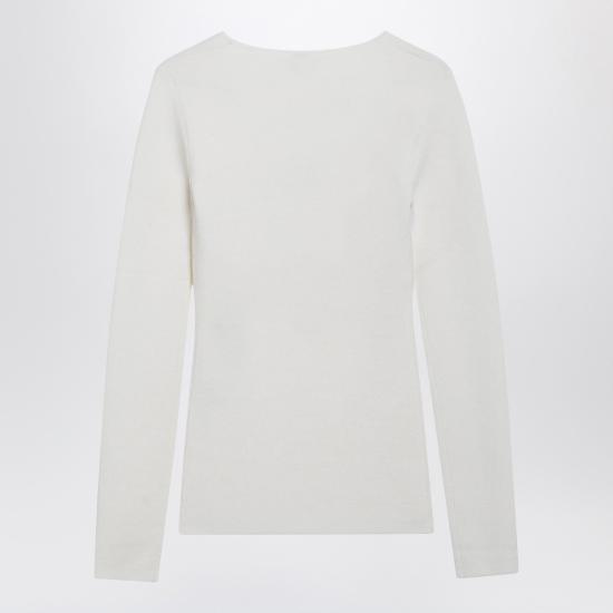 26SS 토템 긴팔 티셔츠 254 WRT0571YA0128 White - TOTEME