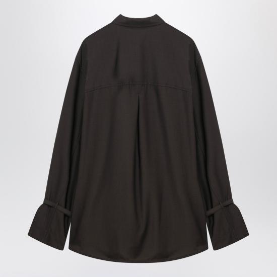 26SS 토템 블라우스 261 WRT0622FB0552 Grey - TOTEME