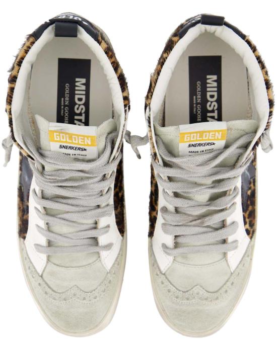 26SS 골든구스 미드 스타 스니커즈 GWF00122 BEIGE - GOLDEN GOOSE