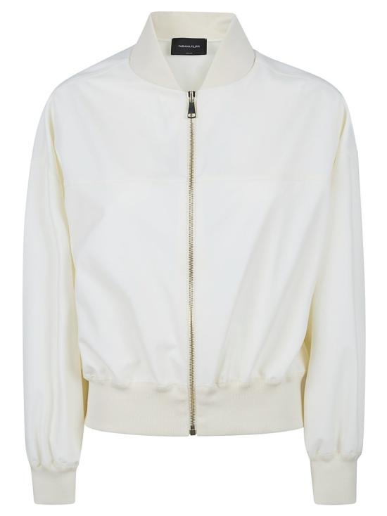26SS 파비아나 필리피 테크노 테일러링 봄버 재킷 GCD266F227L7810145 White