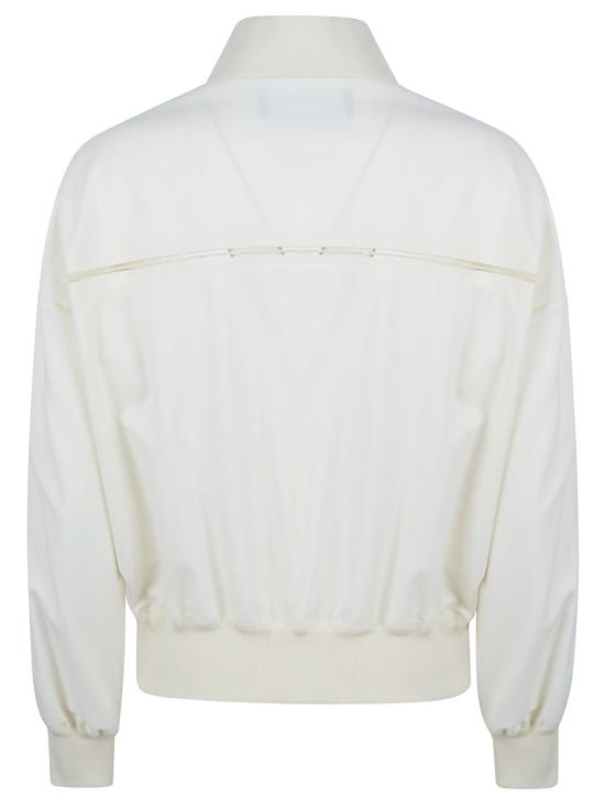 26SS 파비아나 필리피 테크노 테일러링 봄버 재킷 GCD266F227L7810145 White - FABIANA FILIPPI