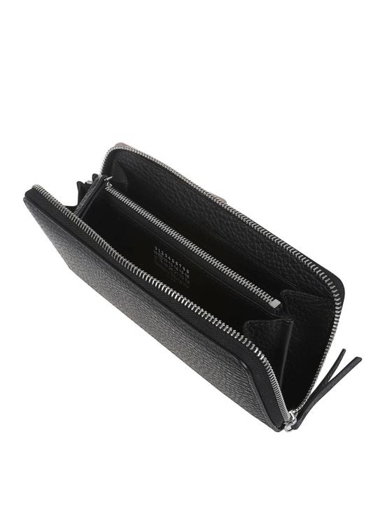 26SS 마르지엘라 4스티치 집어라운드 장지갑 S56UI0110UP4455T8013 Black - MAISON MARGIELA