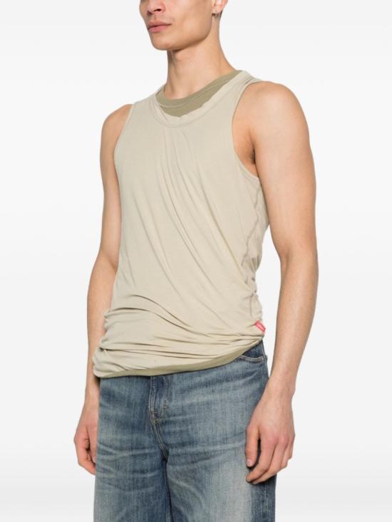 26SS 디젤 반팔 티셔츠 A23659 0DECQ 11CA Neutrals - DIESEL
