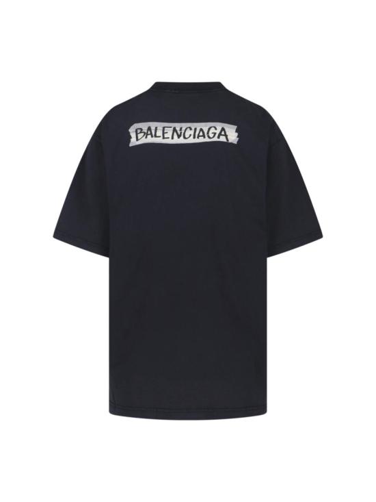 26SS 발렌시아가 반팔 티셔츠 764235 TTVL61041 Black - BALENCIAGA