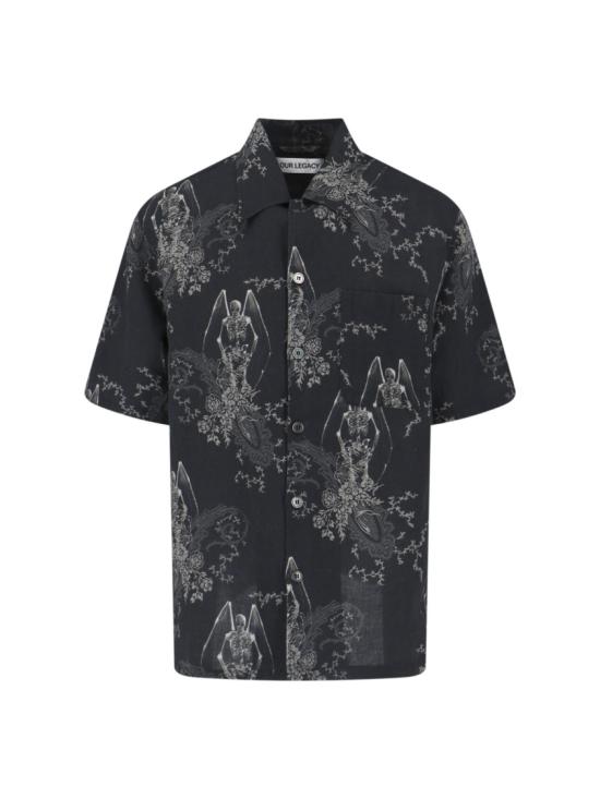 26SS 아워레가시 에브리 셔츠 숏슬리브 데스 페이즐리 프린트 M2262EDPDEATH PAISLEY PRINT Neutrals