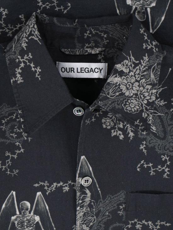 26SS 아워레가시 에브리 셔츠 숏슬리브 데스 페이즐리 프린트 M2262EDPDEATH PAISLEY PRINT Neutrals - OUR LEGACY