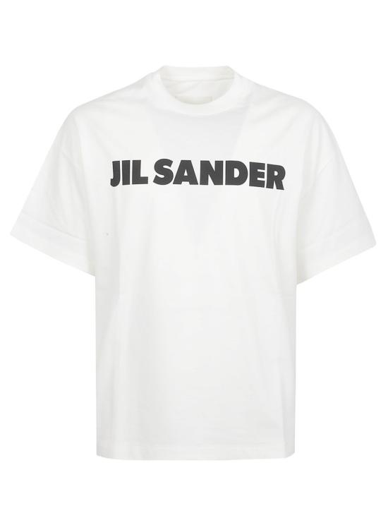 26SS 질샌더 반팔 티셔츠 J22GC0221J20347102 White