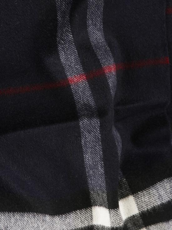 26SS 버버리 체크 캐시미어 머플러 8112641 A1249 Black - BURBERRY