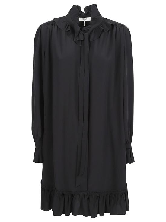 26SS 끌로에 미디 원피스 CH26SRO10005001 Black