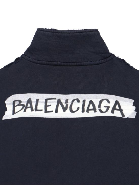 26SS 발렌시아가 긴팔 티셔츠 850438 TTVL71041 Black - BALENCIAGA