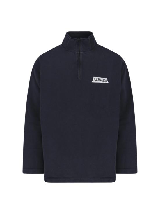26SS 발렌시아가 긴팔 티셔츠 850438 TTVL71041 Black
