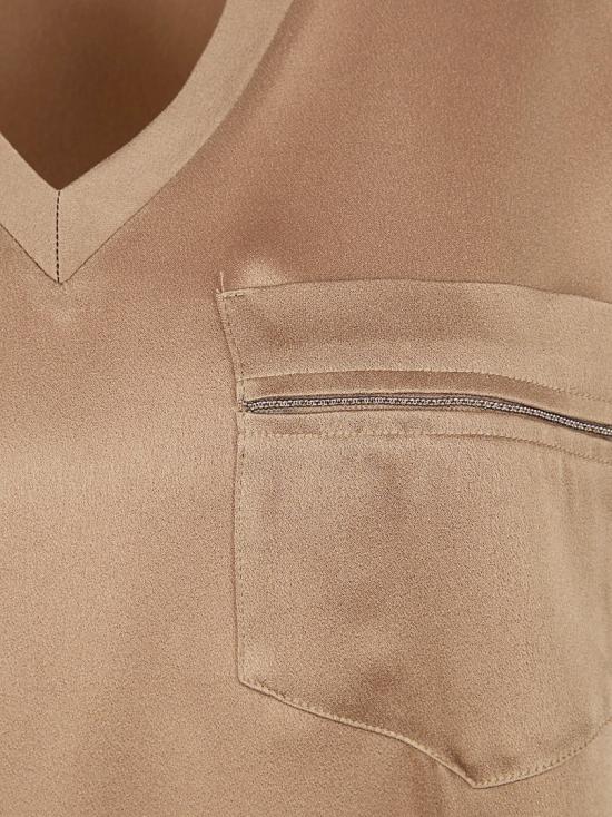 26SS 파비아나 필리피 반팔 티셔츠 TPD266F283L7801268 Neutrals - FABIANA FILIPPI