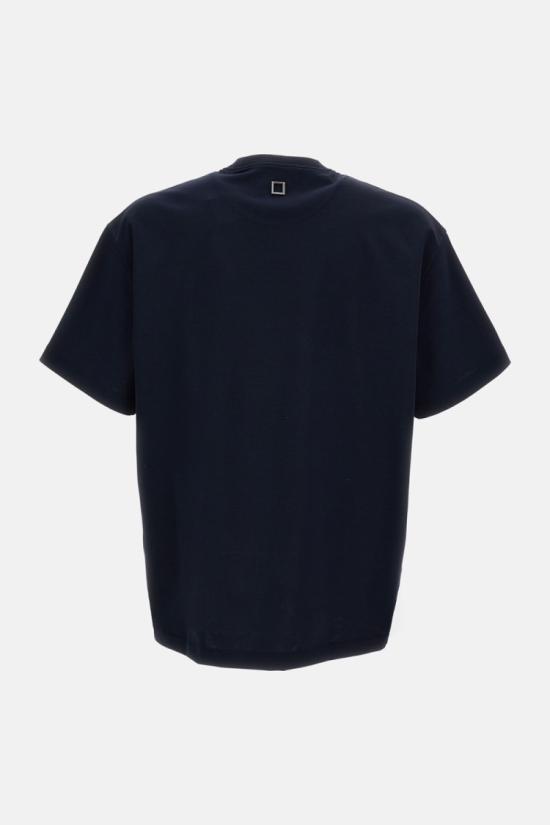 26SS 우영미 반팔 티셔츠 W261TS02704N Blue - WOOYOUNGMI