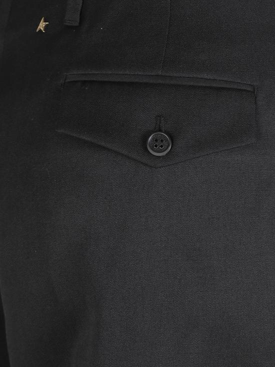 26SS 골든구스 스트레이트 팬츠 GWP01203P00154690100 Black - GOLDEN GOOSE