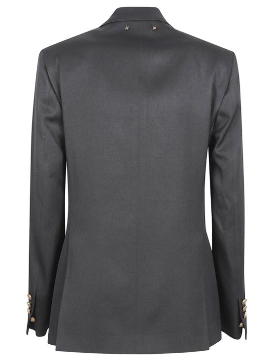 26SS 골든구스 더블 브레스트 블레이저 GWP00829P00152190100 Grey - GOLDEN GOOSE