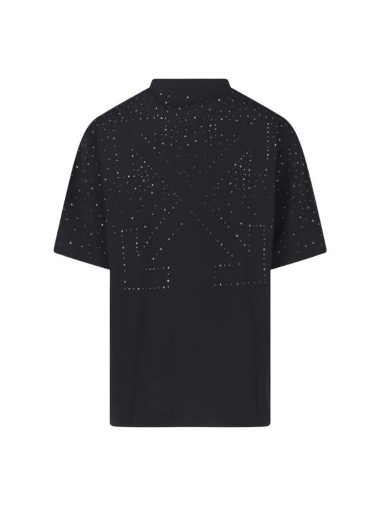 26SS 오프화이트 반팔 티셔츠 44MAA120S26J01E101BLACK WHITE Black - OFF WHITE