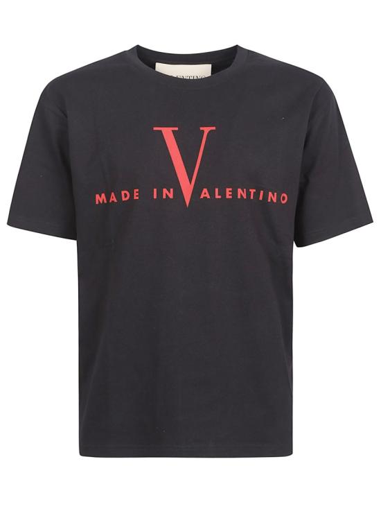 26SS 발렌티노 가라바니 반팔 티셔츠 8V3MG16PBAQ 0NR Black