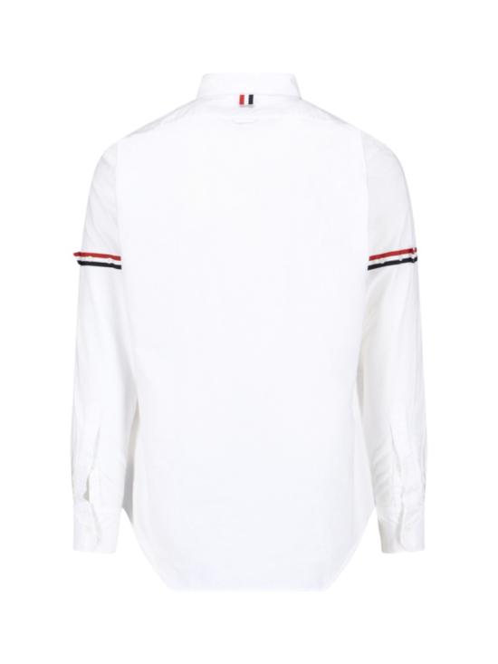 26SS 톰브라운 옥스포드 암밴드 클래식 셔츠 MWL150E F0313100 White - THOM BROWNE