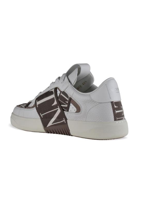  발렌티노 가라바니 스니커즈 화이트와 베이지 가죽 - VALENTINO GARAVANI